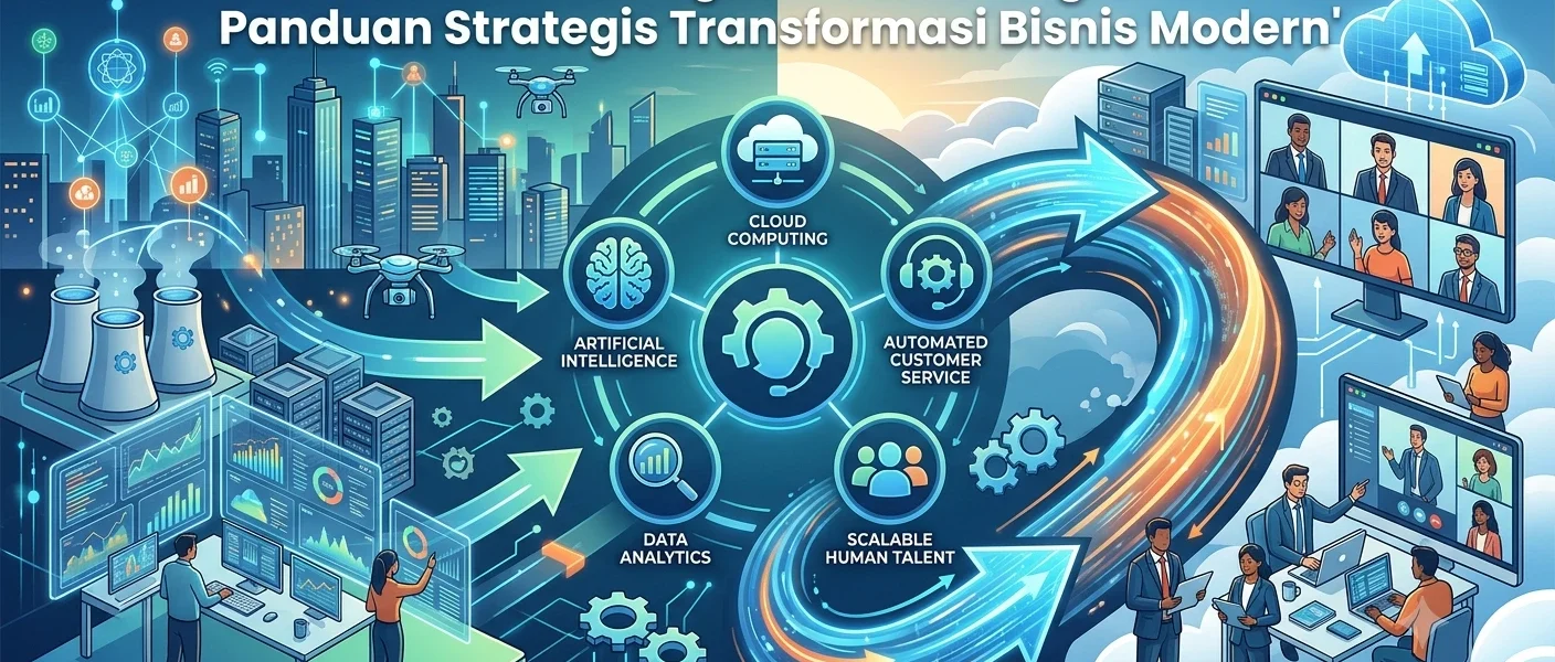 Pemanfaatan Teknologi & Outsourcing di Masa Kini Panduan Strategis Transformasi Bisnis Modern